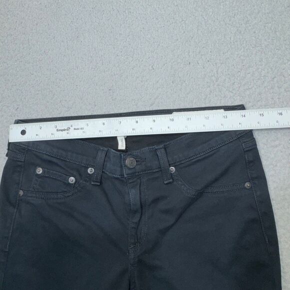 Rag & Bone Jeans Women 28x30 Black Mid Plush Skinny Stretch Twill Legging Casual - Picture 14 of 16